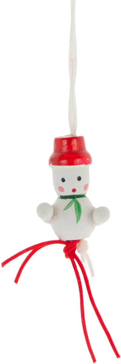 Gelukshanger Sneeuwman > 20mm | 10 Stuks